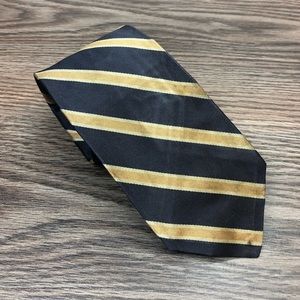 Robert Talbott Accessories - Robert Talbott Blue w/ Gold & White Stripe Tie Robert Talbott Accessories - Robert Talbott Blue w/ Gold & White Stripe Tie